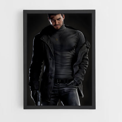 ap-chris redfield-1 cadre Noir