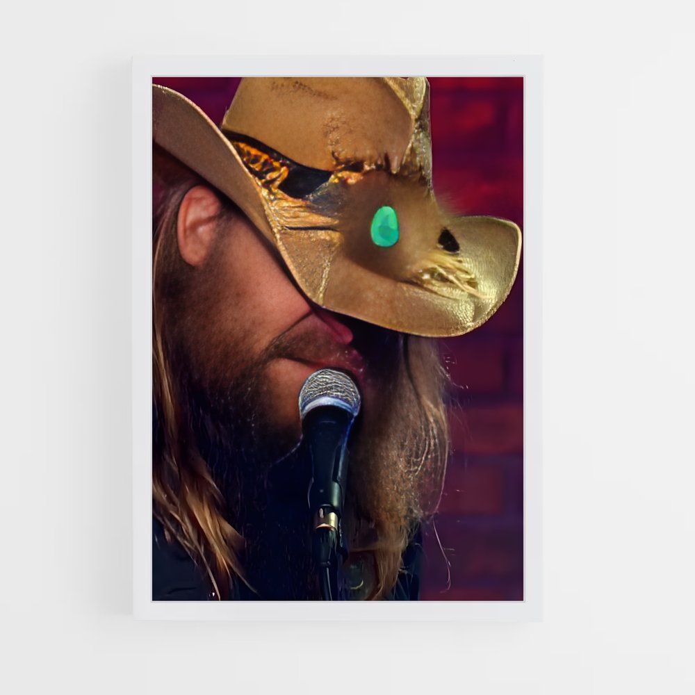 ap-chris stapleton-2 cadre Blanc