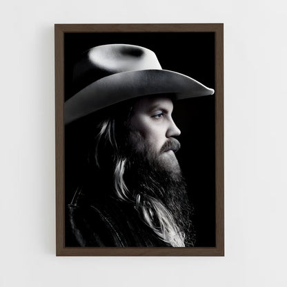 ap-chris stapleton-3 cadre Bois foncé