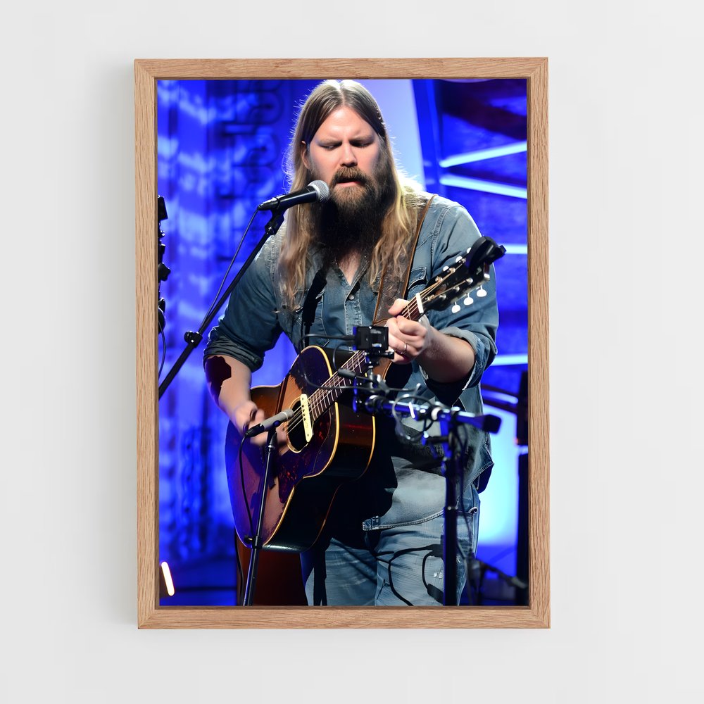 ap-chris stapleton-4 cadre Bois clair