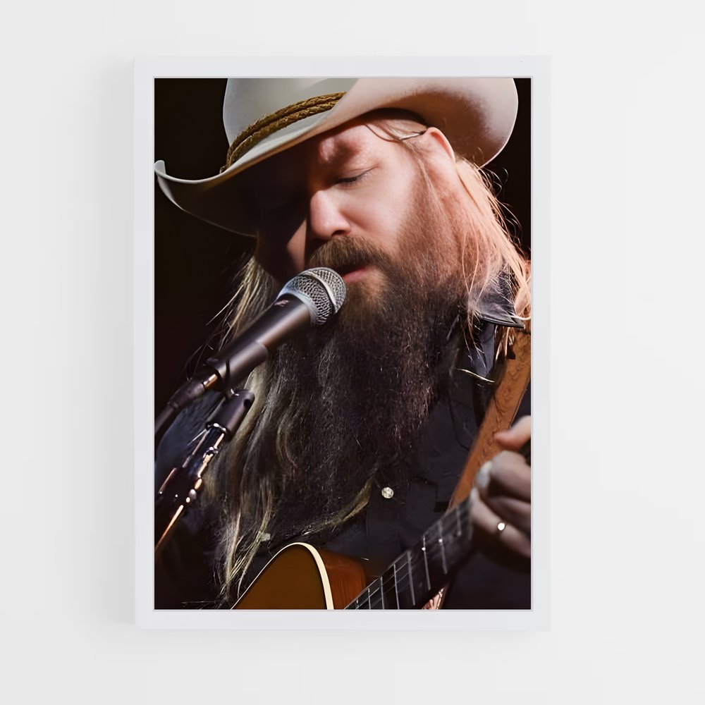 ap-chris stapleton-9 cadre Blanc