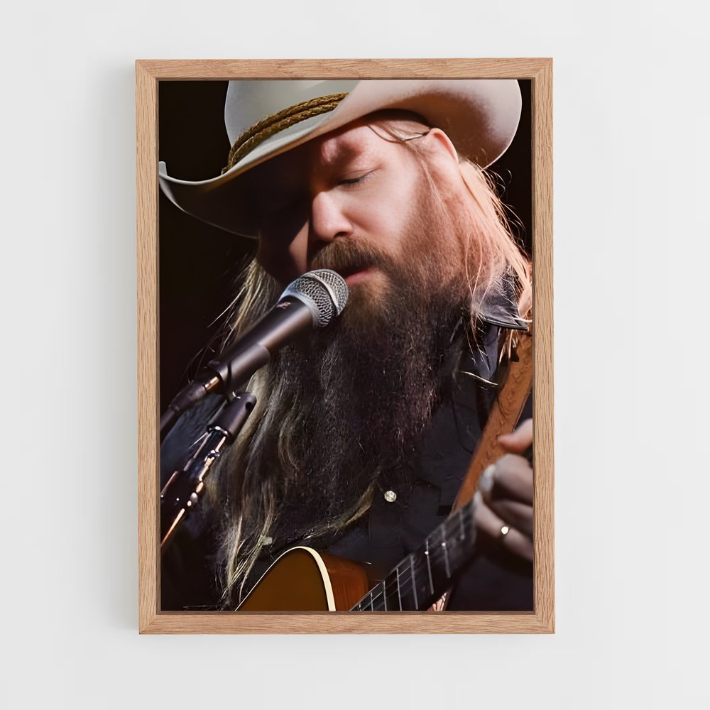 ap-chris stapleton-9 cadre Bois clair