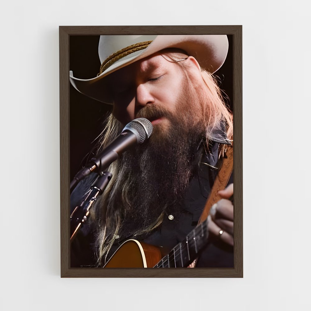 ap-chris stapleton-9 cadre Bois foncé