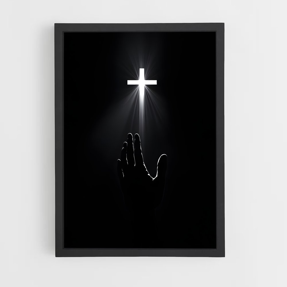 ap-christian cross-11 cadre Noir