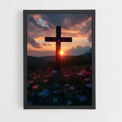 ap-christian cross-13 cadre Noir
