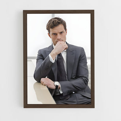 ap-christian grey-4 cadre Bois foncé