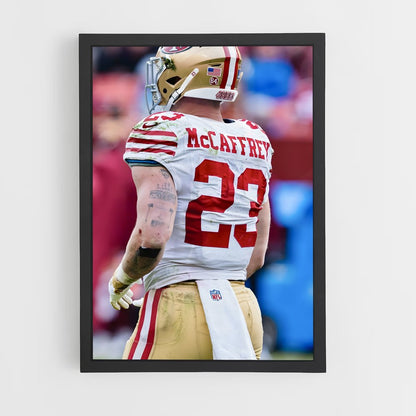 ap-christian mccaffrey-6 cadre Noir