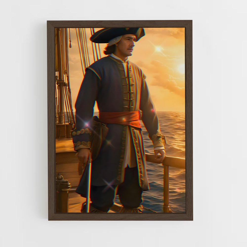 ap-christopher columbus-1 cadre Bois foncé