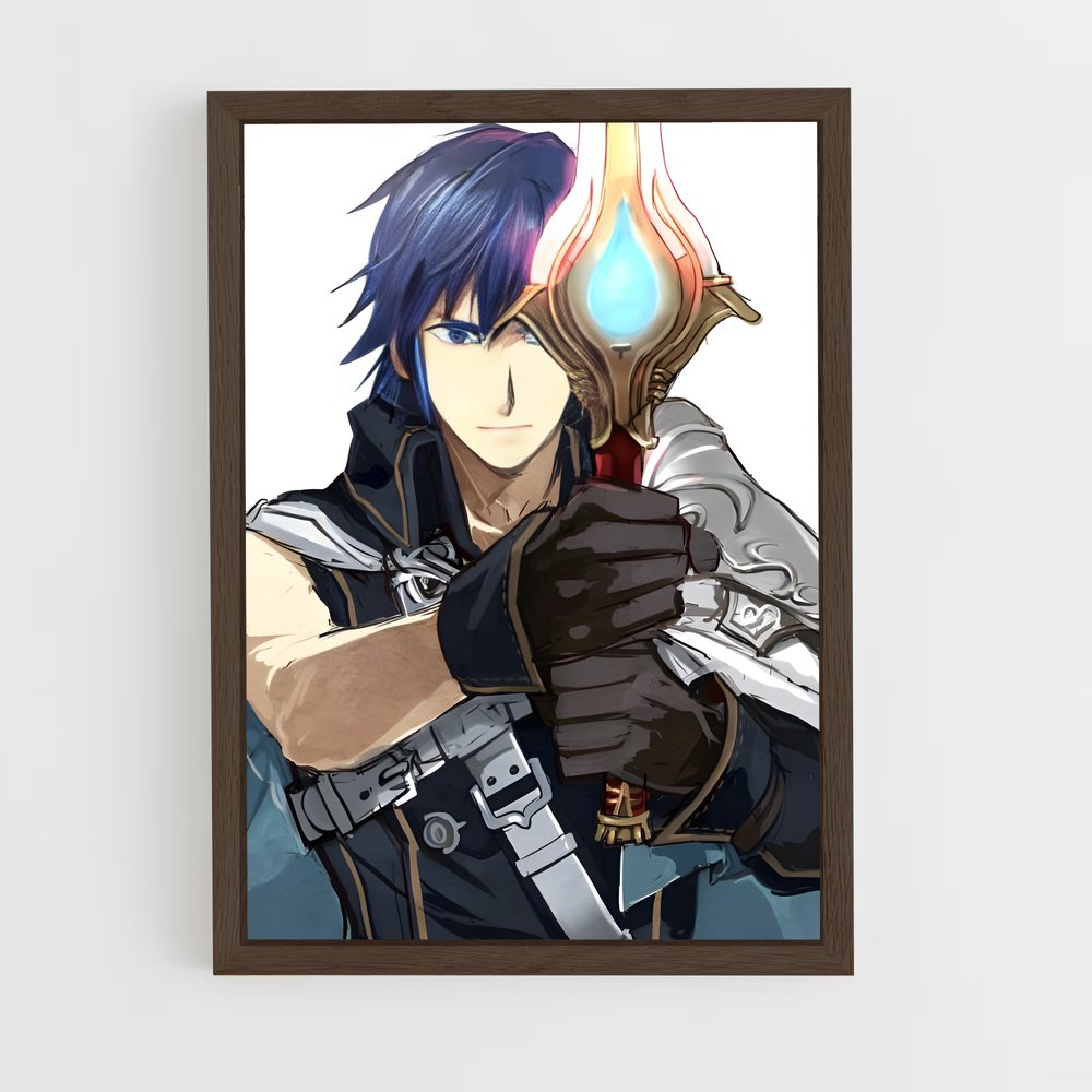 ap-chrom-2 cadre Bois foncé