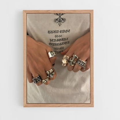 ap-chrome hearts-1 cadre Bois clair