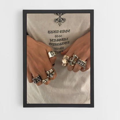 ap-chrome hearts-1 cadre Noir