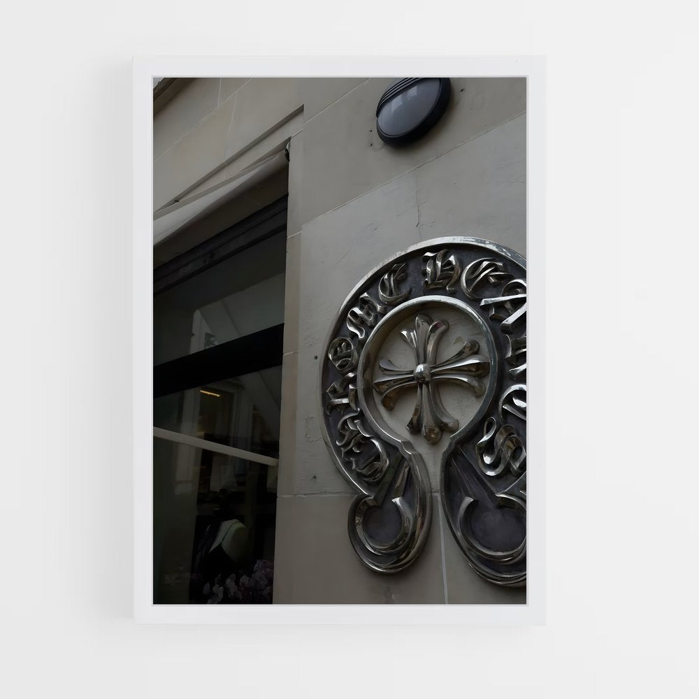 ap-chrome hearts-2 cadre Blanc