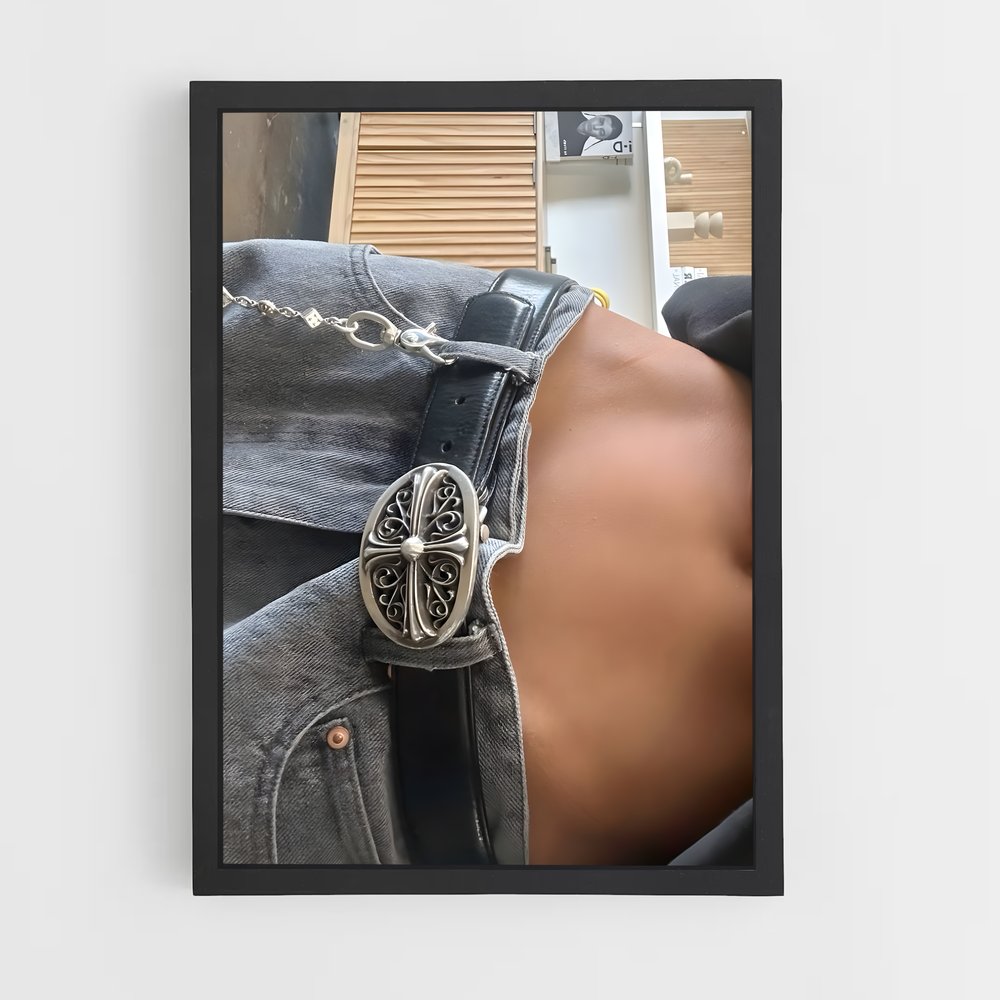 ap-chrome hearts-4 cadre Noir