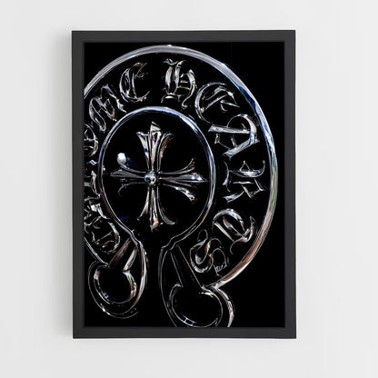 ap-chrome hearts-6 cadre Noir