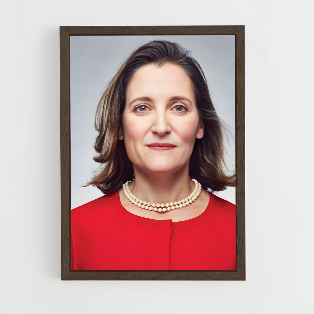 ap-chrystia freeland-1 cadre Bois foncé