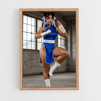 ap-chun li-7 cadre Bois clair