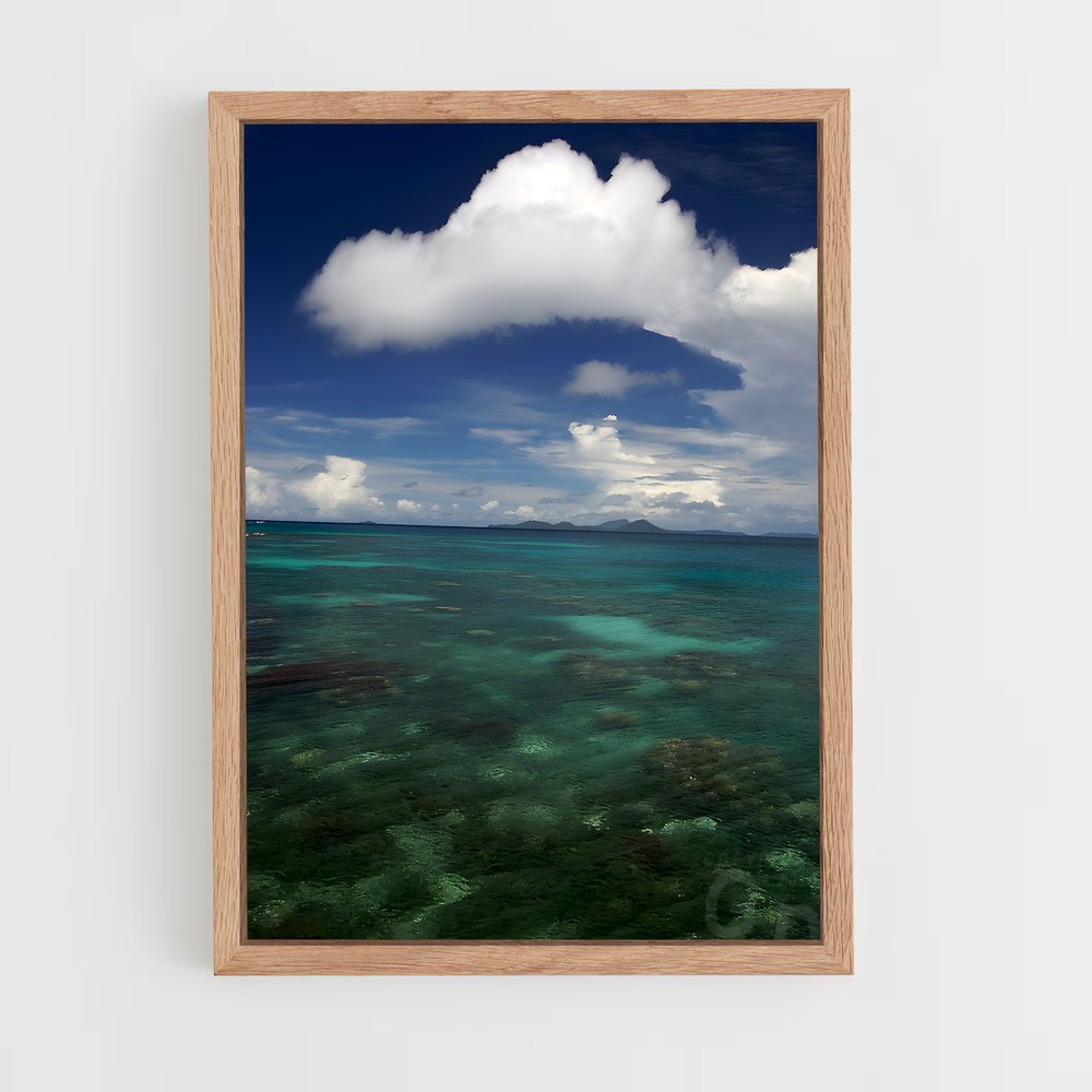 ap-chuuk lagoon-1 cadre Bois clair