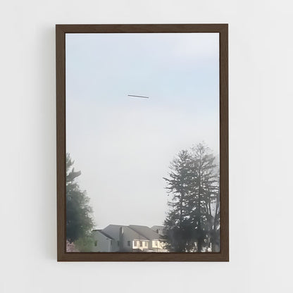 ap-cigar shaped ufo-1 cadre Bois foncé