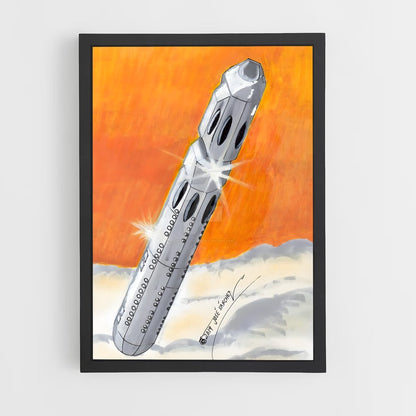 ap-cigar shaped ufo-4 cadre Noir