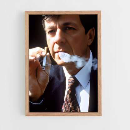 ap-cigarette smoking man-2 cadre Bois clair