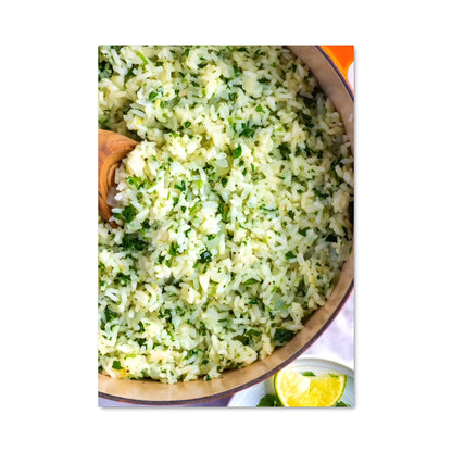 Poster Cilantro Rice Delight
