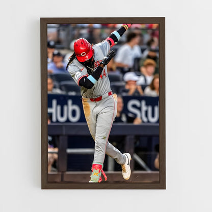 ap-cincinnati reds-7 cadre Bois foncé