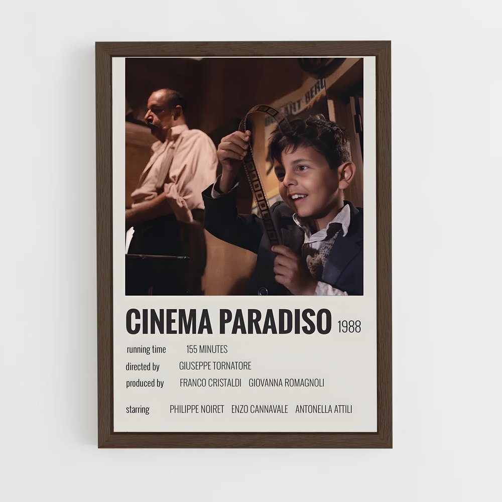 ap-cinema paradiso-2 cadre Bois foncé