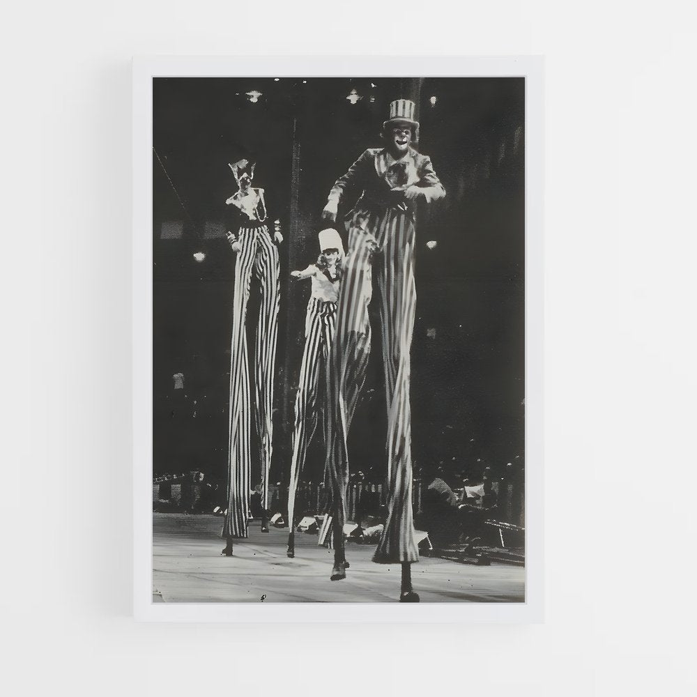 ap-circus performer-8 cadre Blanc