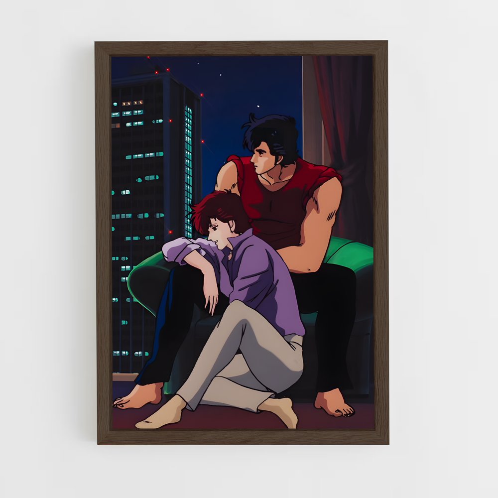 ap-city hunter-7 cadre Bois foncé