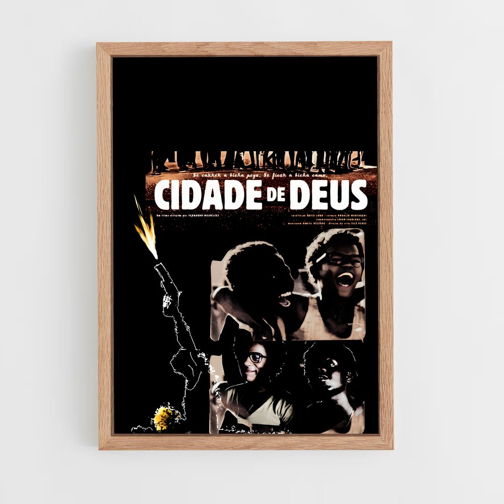 ap-city of god-3 cadre Bois clair