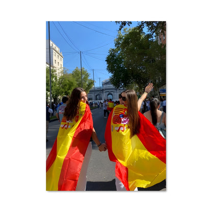 Poster Fiesta en Drapeaux