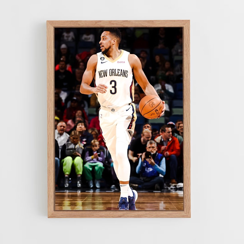 ap-cj mccollum-1 cadre Bois clair