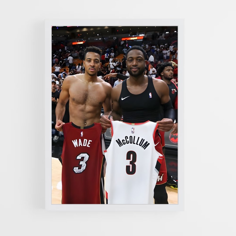 ap-cj mccollum-7 cadre Blanc