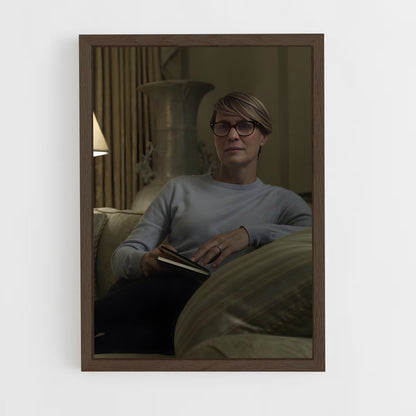 ap-claire underwood-4 cadre Bois foncé