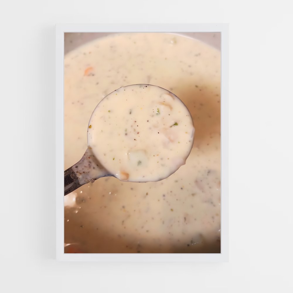 ap-clam chowder-1 cadre Blanc