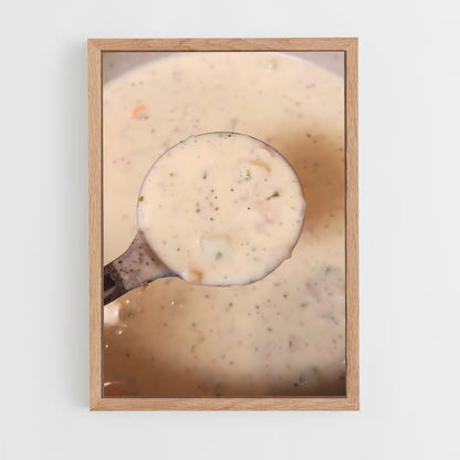 ap-clam chowder-1 cadre Bois clair