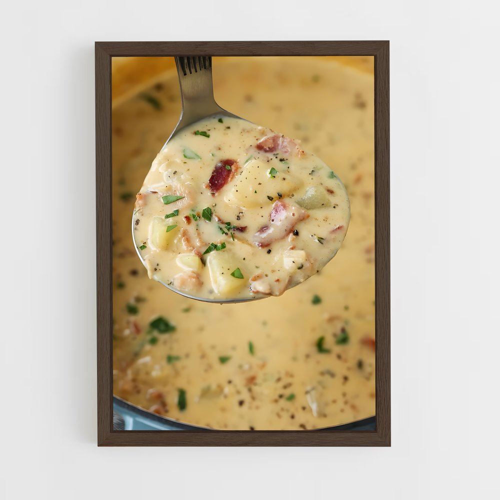 ap-clam chowder-2 cadre Bois foncé