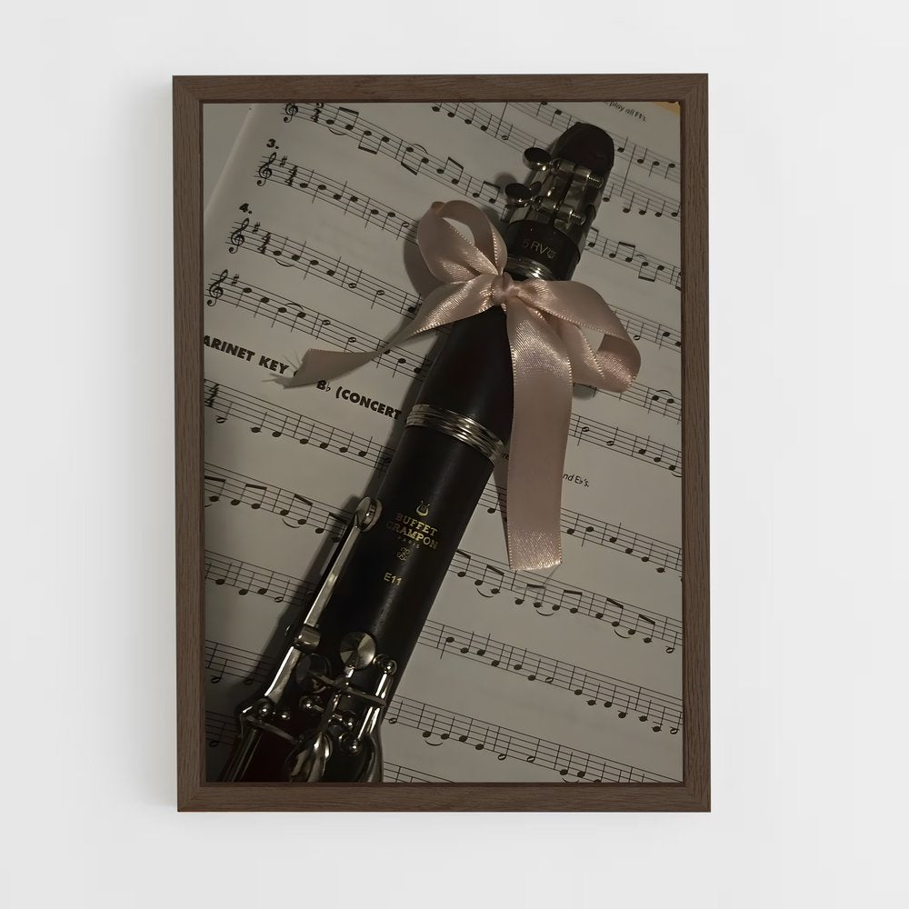 ap-clarinet-1 cadre Bois foncé