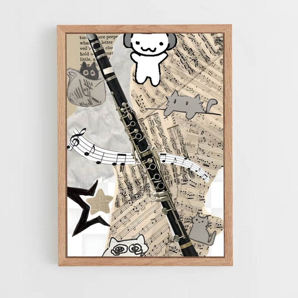 ap-clarinet-2 cadre Bois clair
