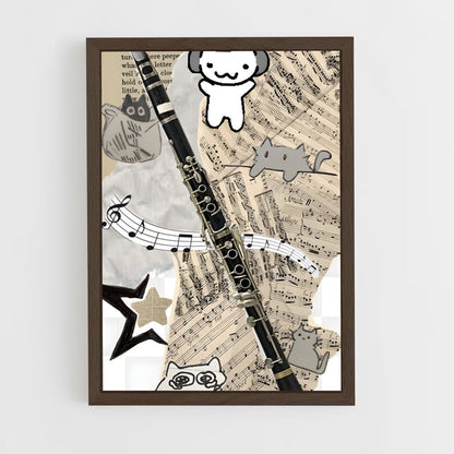 ap-clarinet-2 cadre Bois foncé