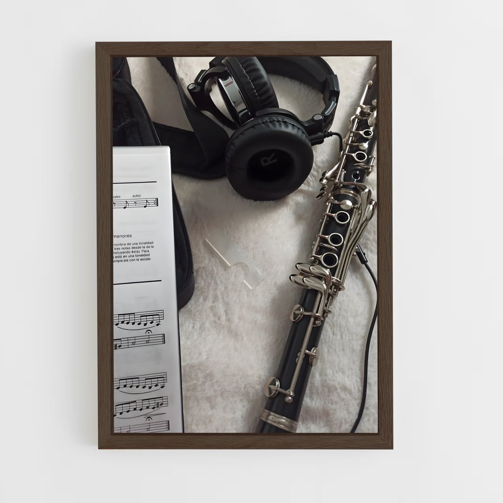 ap-clarinet-3 cadre Bois foncé