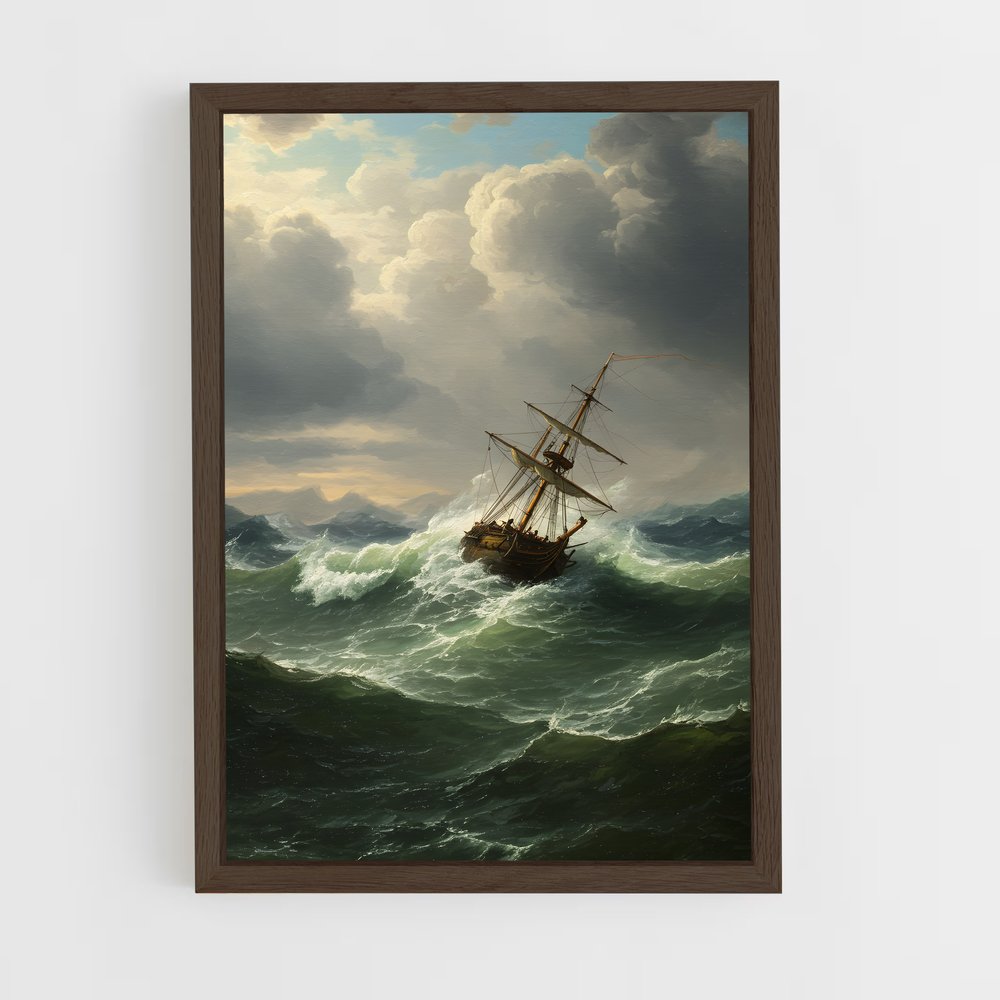 ap-classical art-6 cadre Bois foncé
