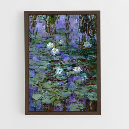 ap-claude monet-11 cadre Bois foncé