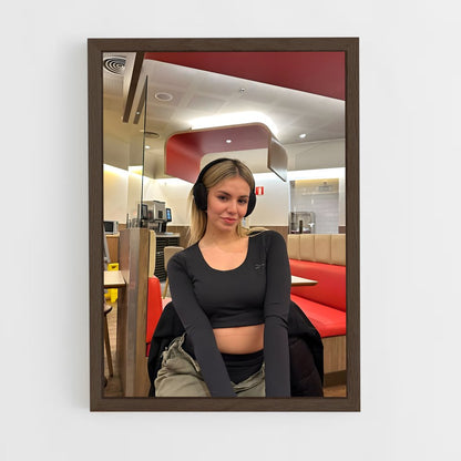 ap-claudia garcia-23 cadre Bois foncé