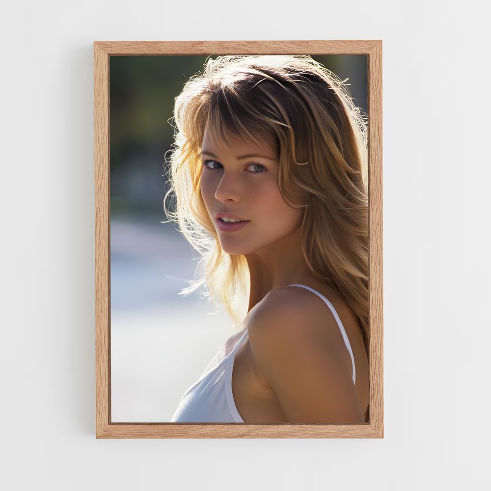 ap-claudia schiffer-2 cadre Bois clair