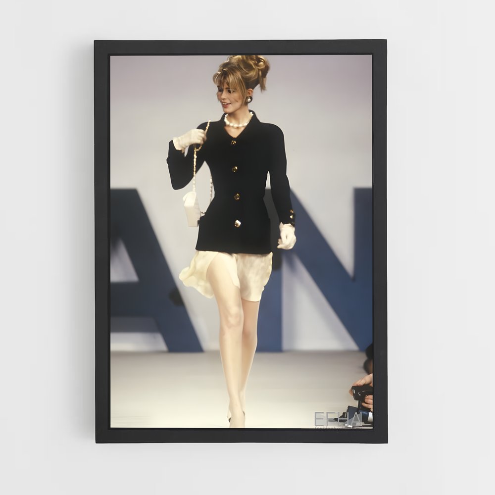 ap-claudia schiffer-3 cadre Noir