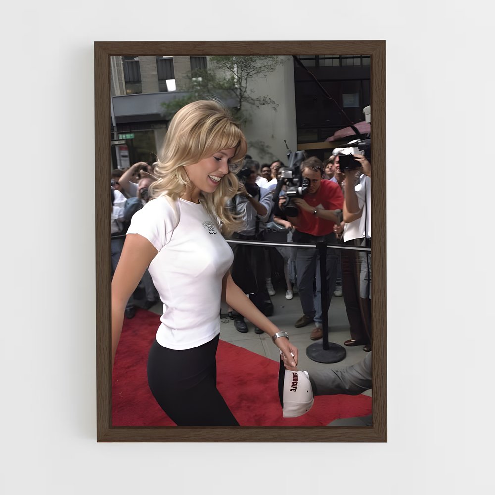 ap-claudia schiffer-4 cadre Bois foncé