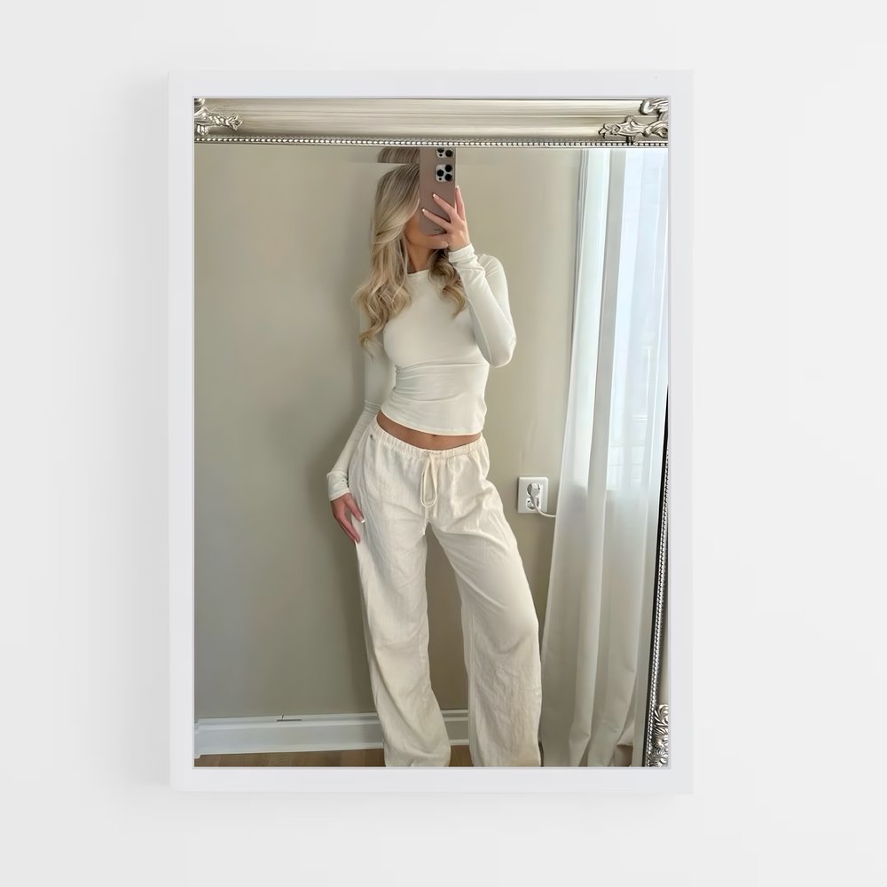 ap-clean girl-1 cadre Blanc