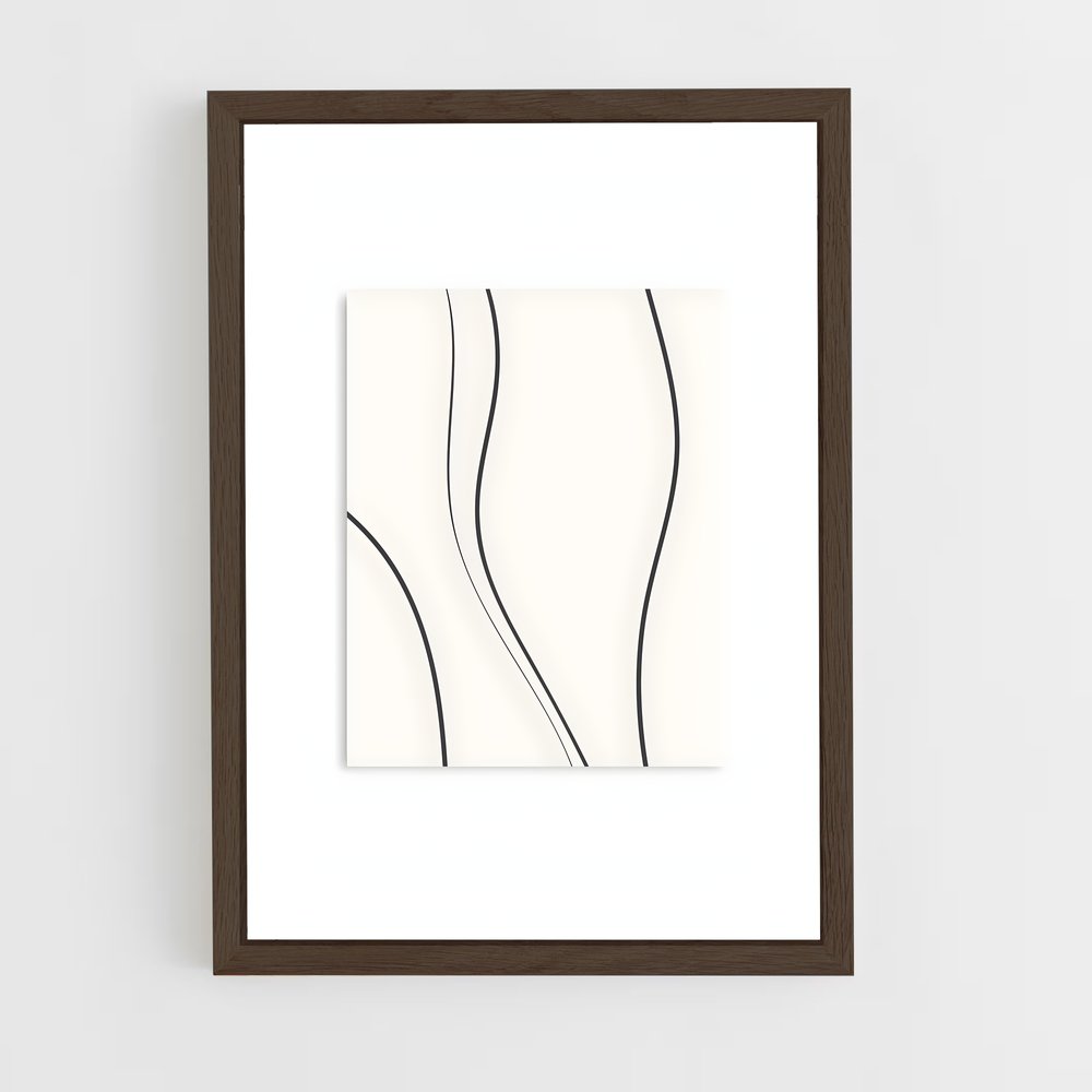 ap-clean lines-10 cadre Bois foncé