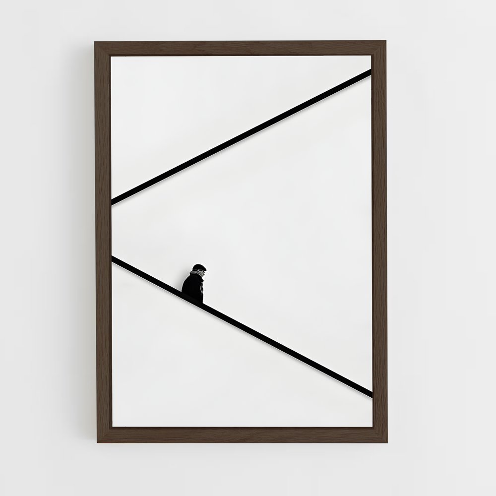 ap-clean lines-5 cadre Bois foncé